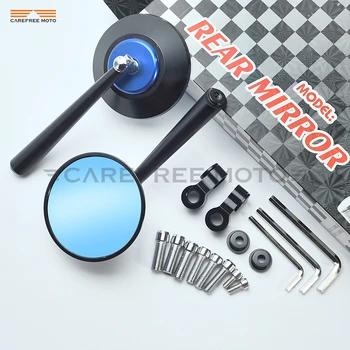 

CNC Motorcycle Side Mirror Case for YAMAHA FZ6 FZ1 MT09 KAWASAKI ER-6F ER-6N HONDA SUZUKI DUCATI