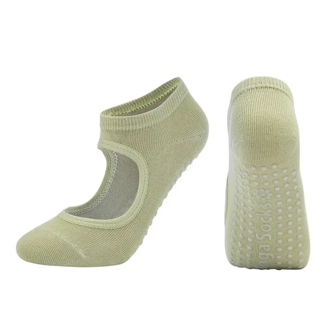 New Women Yoga Socks Anti Slip Bandage Sports Ladies Girls Ballet Socks Dance Sock Slippers A5