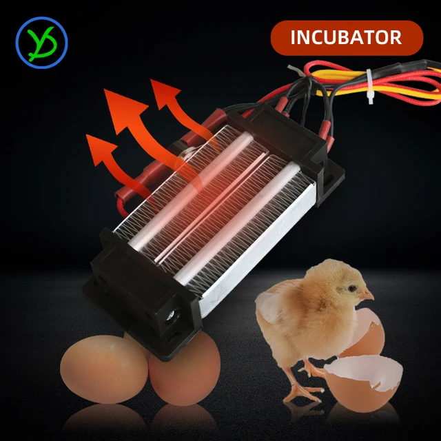 400W 220V Incubator heater Insulation-Thermostatic PTC ceramic air heater Electric heater heating element 120*50mm 4