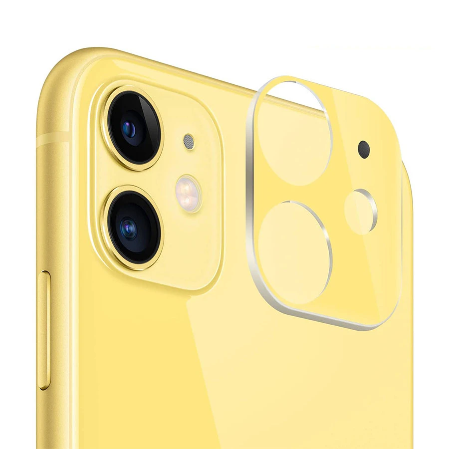 Gehärtetem Glas Kamera Objektiv Schutz Abdeckung Für Apple iPhone 11 Pro  Max 11Pro iPhone11 Transparent Gelb Fall Telefon Zubehör|Handy-Stoßdämpfer|  - AliExpress