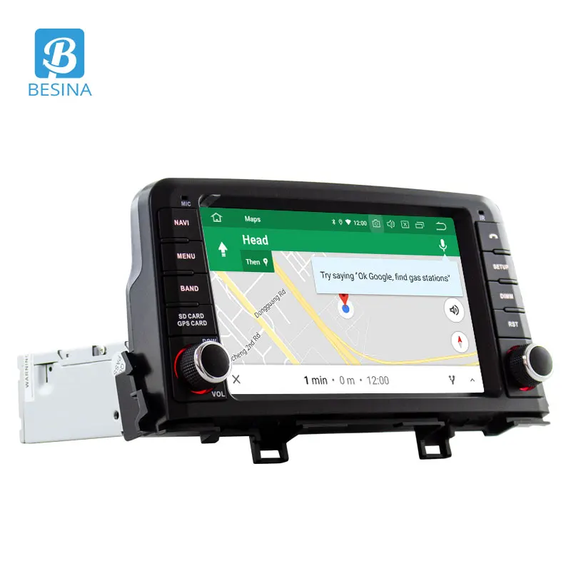 Sale Besina Android 9.0 Car DVD player For KIA PICANTO MORNING 2017 2018 1 Din Car Radio GPS Navigation Stereo WIFI 4G+64G Autoaudio 1