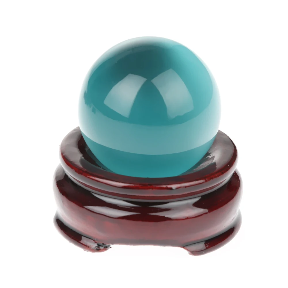 1PC Desktop Ornament Fixed Seat Crystal Ball Base Statue Pedestal Wood Holder Miniature Display Stand Natural Home Decoration | Дом и сад