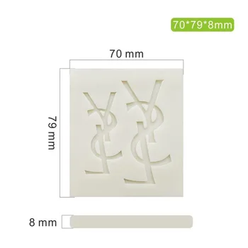 

New Bag Pendant Silicone Mold US Dollar Letter Modeling Cake Decorating Tools Sugarcraft Fondant Mold DIY Cake Baking Mould