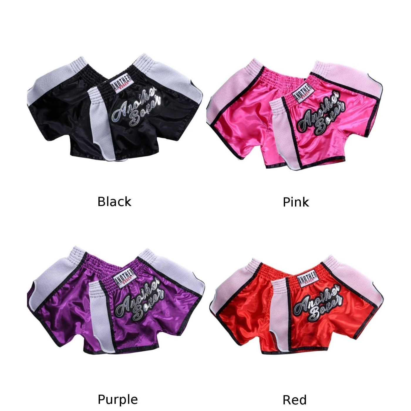 Fine Workmanship Unisex Adult/Kid Muay Thai Shorts Boxing Pants Kickboxing Fighting MMA Wear Resistance Aging Resistance