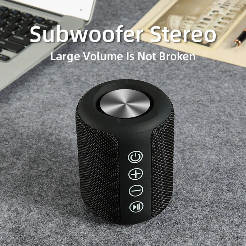 Мини Bluetooth динамик Колонка Спорт на открытом воздухе звуковая карта TF Hi-Fi колонки AUX воспроизведение громкой связи вызов Плетеный шнурок бас стерео