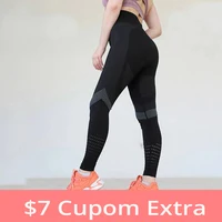 SVOKOR High Waist Fitness Leggings Women Sexy Seamless Leggings Hollow Printed Workout Pants Push Up Slim Elasticity 1