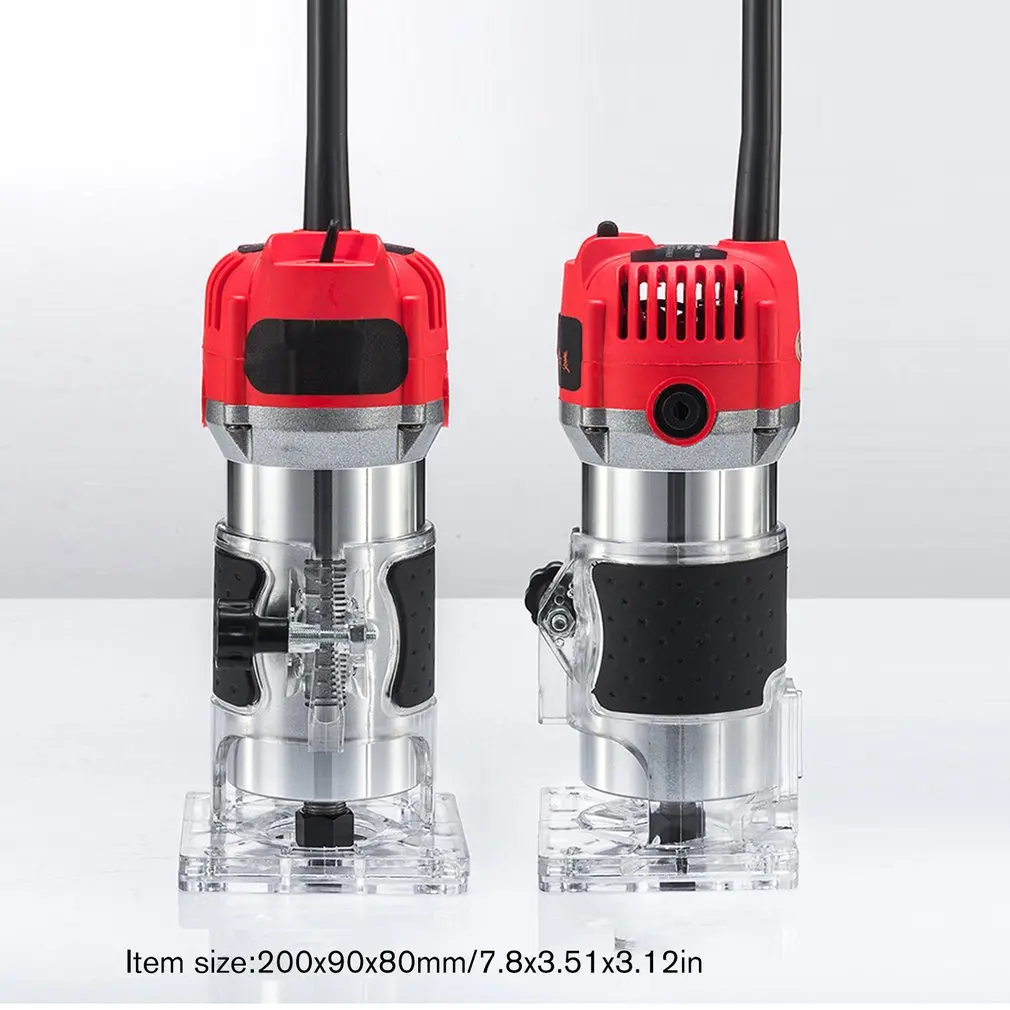 Multi-Function Woodworking Electric Trimmer Cutter Wood Milling Engraving Slotting Trimming Machine Router