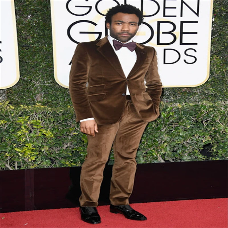 Brown velvet tuxedo Clearance