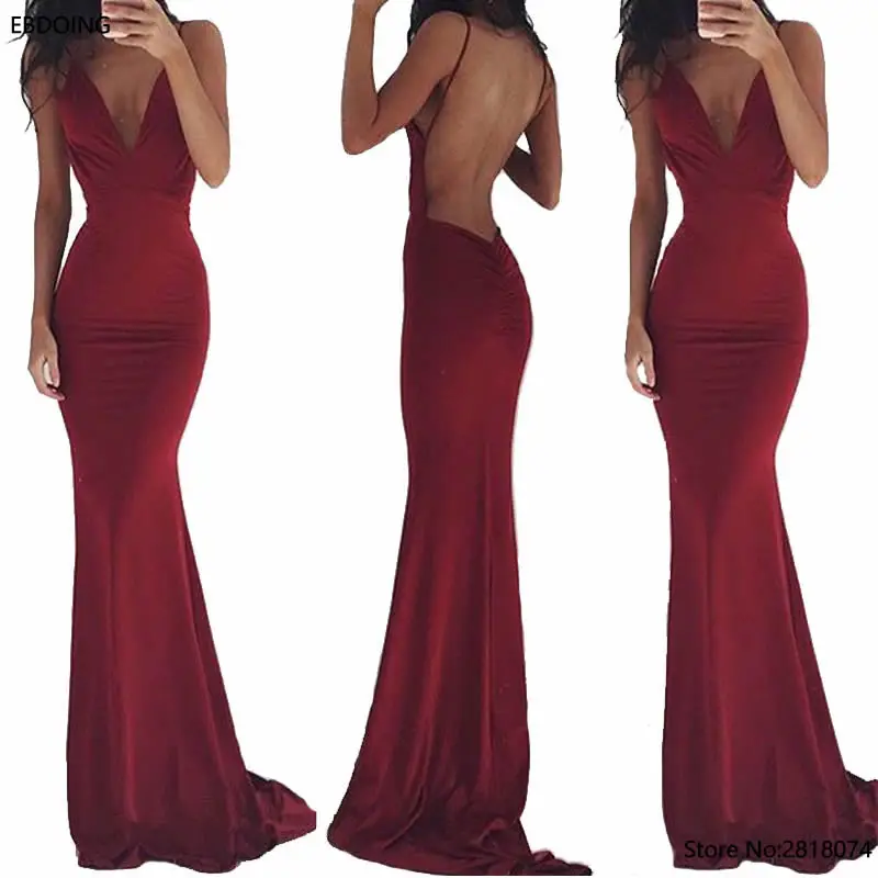 Vestidos De Novia, торжественное платье, вечерние платья, Русалка, сексуальные, с открытой спиной, элегантные платья для вечеринки, Robe De Mariage Fromal, платье grow