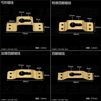 

Frame Dark Bright Hanging Decorative Painting Screwless Hook Accessories Cross Stitch Painting Frame Hook Accessories Horizontal