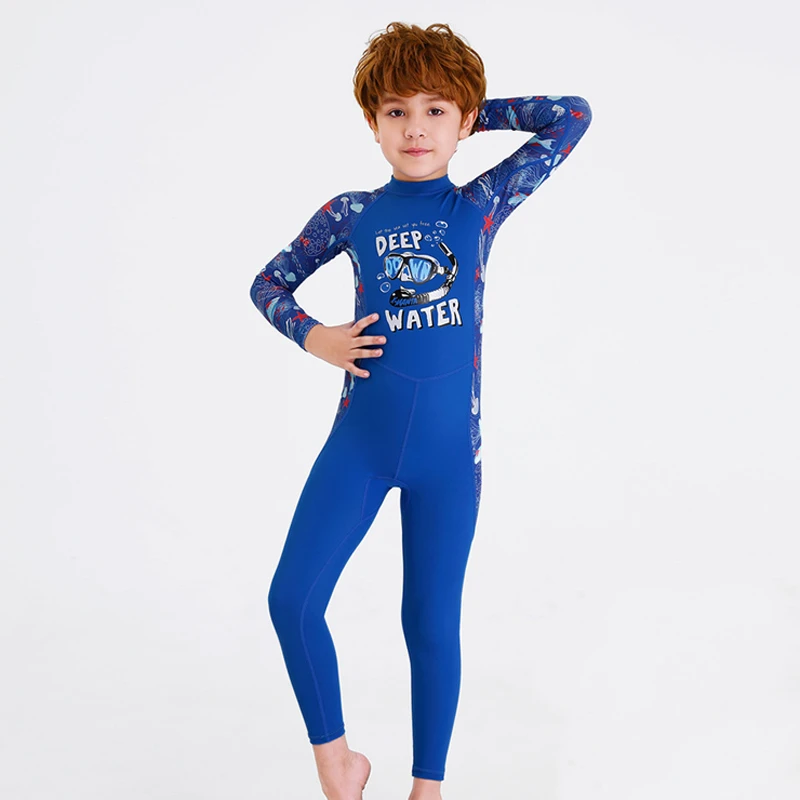 Traje de baño + una para niños y niñas, traje de baño con cremallera en la espalda, vestido de natación Rushguard, ropa de playa|Bodis| - AliExpress