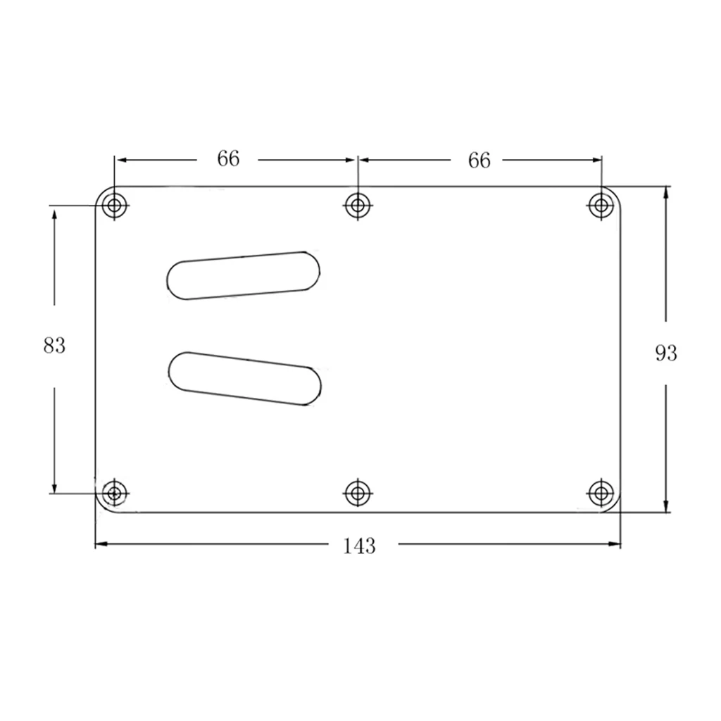 Replacement Guitar Back Plate Cavity Spring Tremolo Cover Guitar Accessory 1