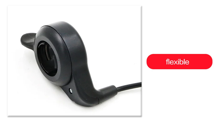 22.2mm Diameter Aluminum Alloy E Bike Thumb Throttle 14.5cm Cable Length No Waterproof Throttle Use For E Bicycle Scooter Adult