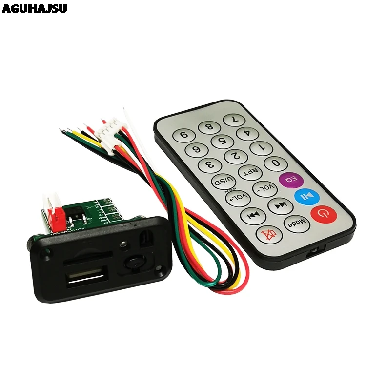 Мини 5 в MP3 декодер доска 3 Вт* 2 модуль декодирования MP3 WAV U диск TF карта USB усилитель динамик аудио Плата с проводом дистанционного управления
