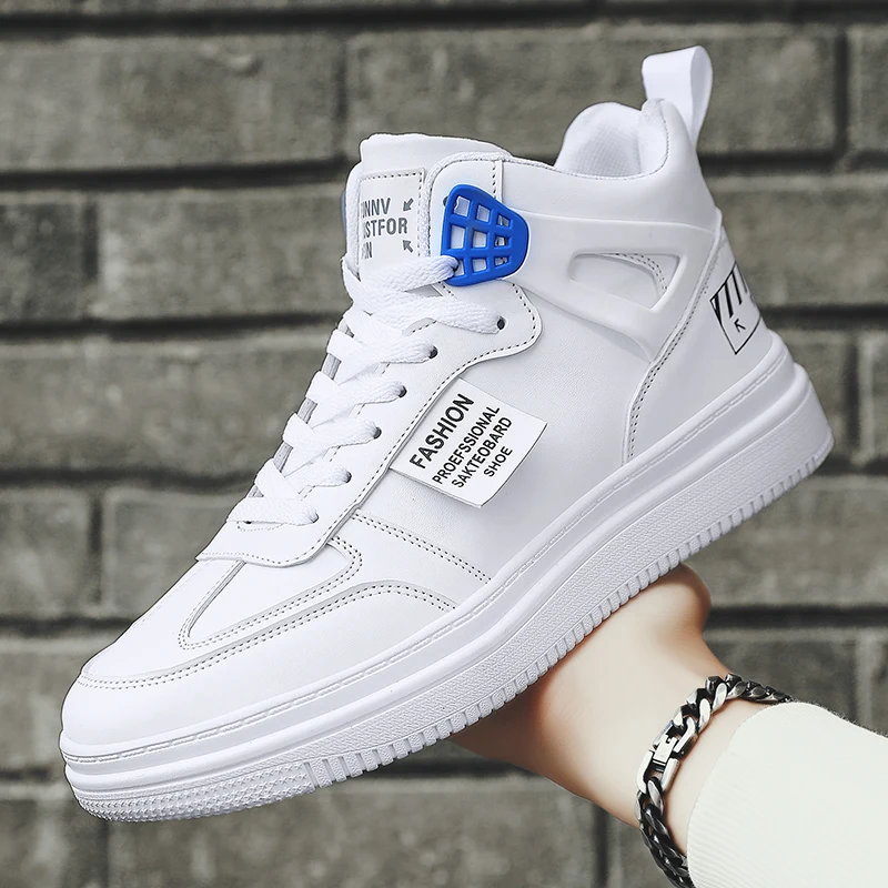 Retro Wit Heren Sneaker Trend Hoge Top Platform Schoenen Mannen 2021 Herfst  Designer Gevulkaniseerd Schoenen Elegante Merk Sneakers Mannelijke| | -  AliExpress