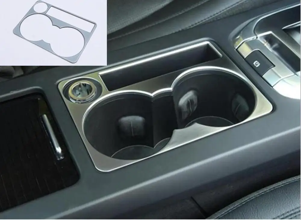 For Land Rover Discovery Sport 2015-2018 ABS Matte Silver Car Interior Cup Holder Frame Cover Trim Accessories | Автомобили и