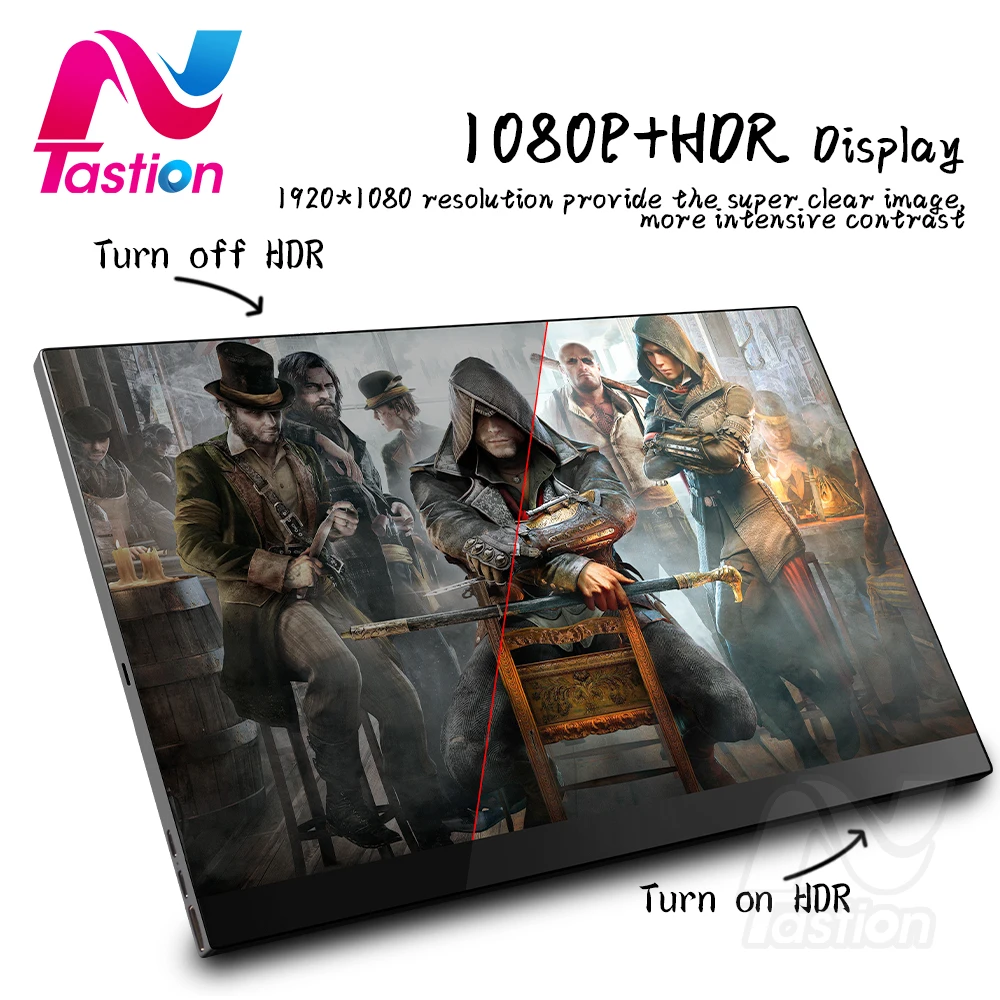 Lantastion 15,6 inch tragbare monitor hdmi typ-c display für laptop computer telefon xbox schalter ps3 ps4 gaming monitor Lantastion 15,6 inch tragbare monitor hdmi typ-c display für laptop computer telefon xbox schalter ps3 ps4 gaming monitor