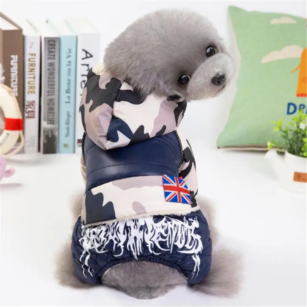 Fashion Pet Dog Jacket Coat Winter Warm Clothes for Small Dogs Pug French Bulldog Jumpsuits Puppy Chihuahua Clothing | Дом и сад