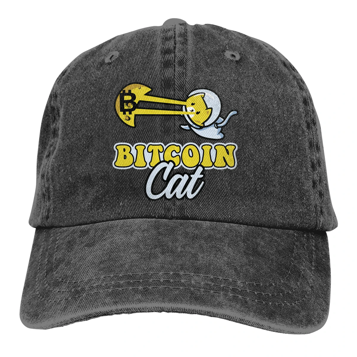 

Cat Laser Eyes Bitcoin Crypto BTC Cryptocurrency Gift Baseball Cap cowboy hat Peaked cap Cowboy Bebop Hats Men and women hats