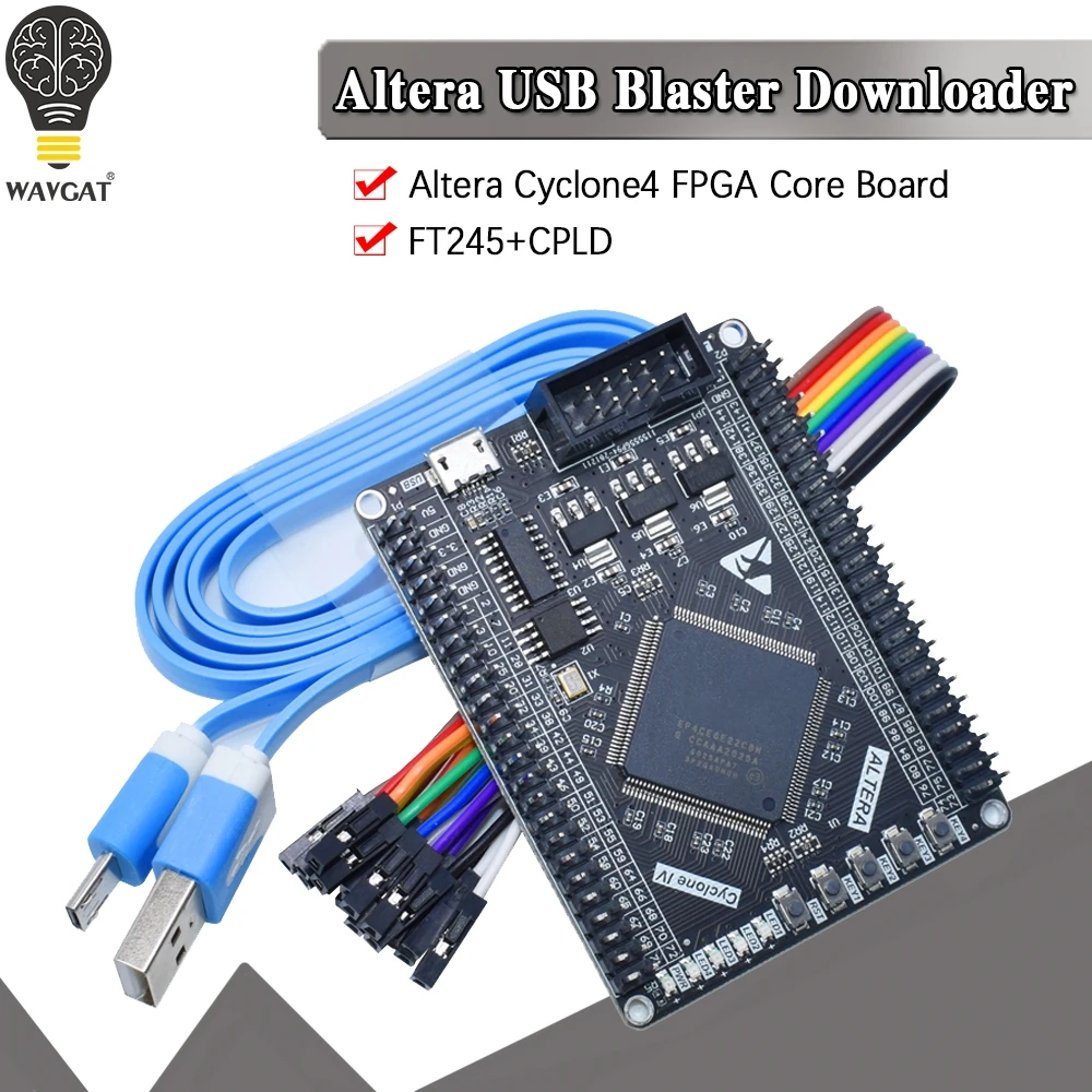 Плата Cyclone IV FPGA EP4CE6E22C8N EP4CE6 макетная плата ALTERA Cyclone4 PLD NiosII основная CPLD SOPC SOC ASIC