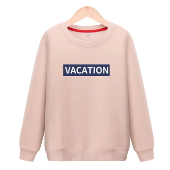 

2020 new round neck pullover female autumn and winter plus velvet thick warm coat primer shirt loose coat tide