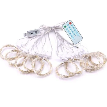 

3Xeters 300 Lights, Warm Light USB Powered LED Christmas Lights, Pendant Lights for Decoration