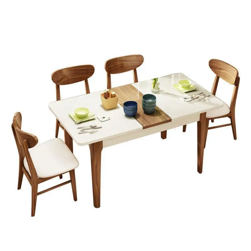 Meja Makan Tisch Marmol Eettafel Redonda Sala Yemek Masasi Esstisch деревянный комедор стол Mesa De Jantar Bureau обеденный стол