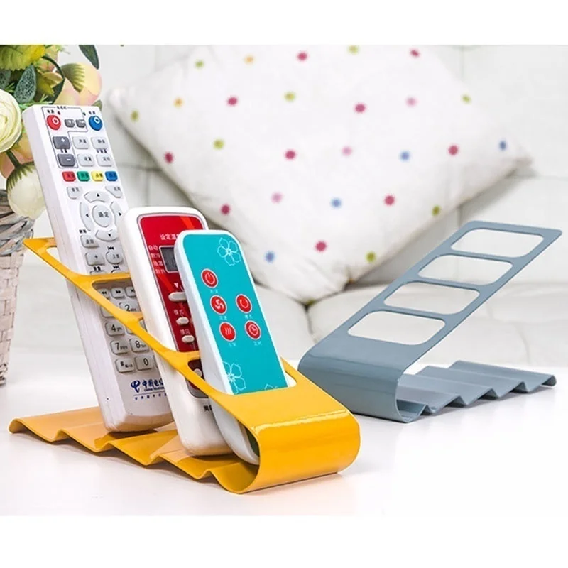 

4 Section Remote Control Bracket Case Bracket TV Air Conditioning Step Remote Control Mobile Phone Holder Storage Manager Decor