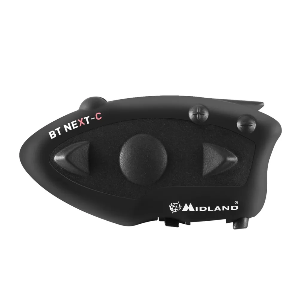 MIDLAND Микрофон шлем парные BT NEXT 1600M мотоциклетный шлем домофон гарнитура водостойкий переговорный черный
