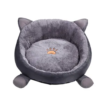 

Pet Dog Bed Dog Baskets Fall and Winter Warm Soft Fleece Mat Kennel For Cat Puppy Warming Dog House Soft Material Nest
