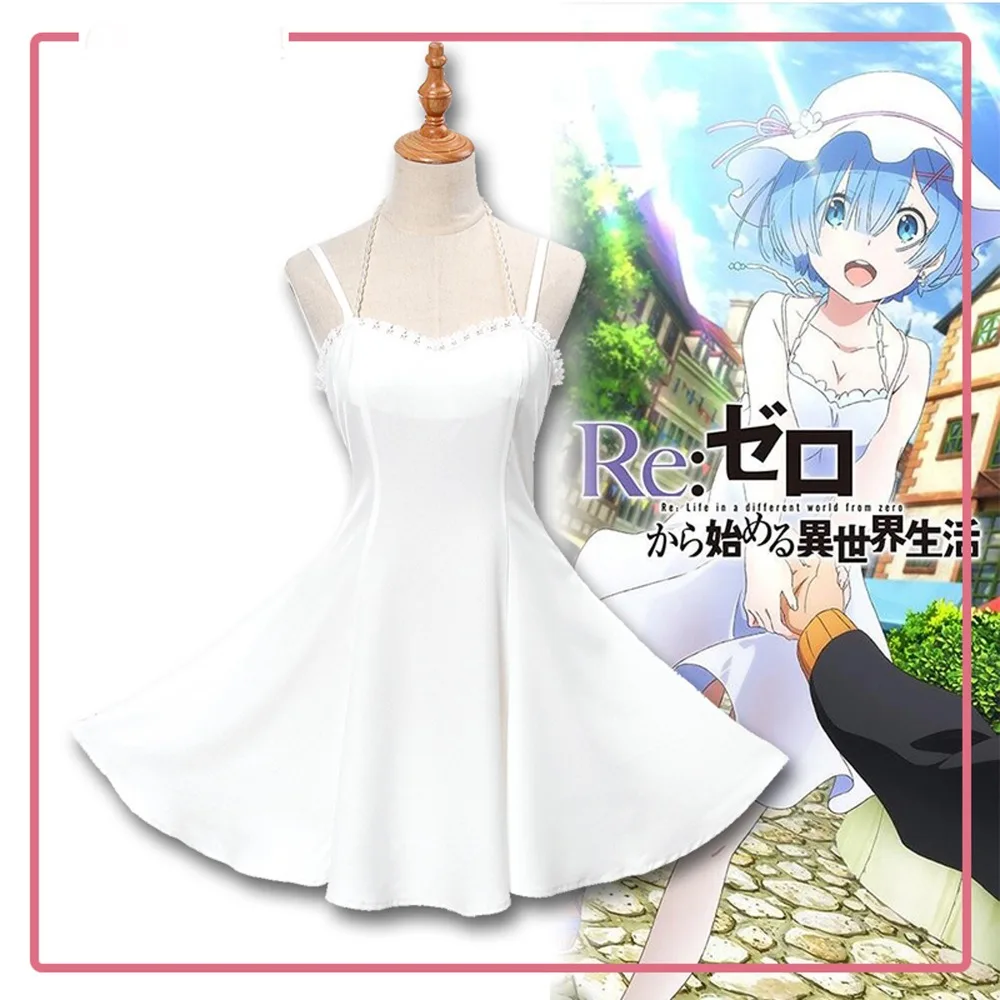 Anime_RE_ZERO_Starting_Life_in_Another_World_Ram_Rem_white_dress_Cosplay_clothing (3)