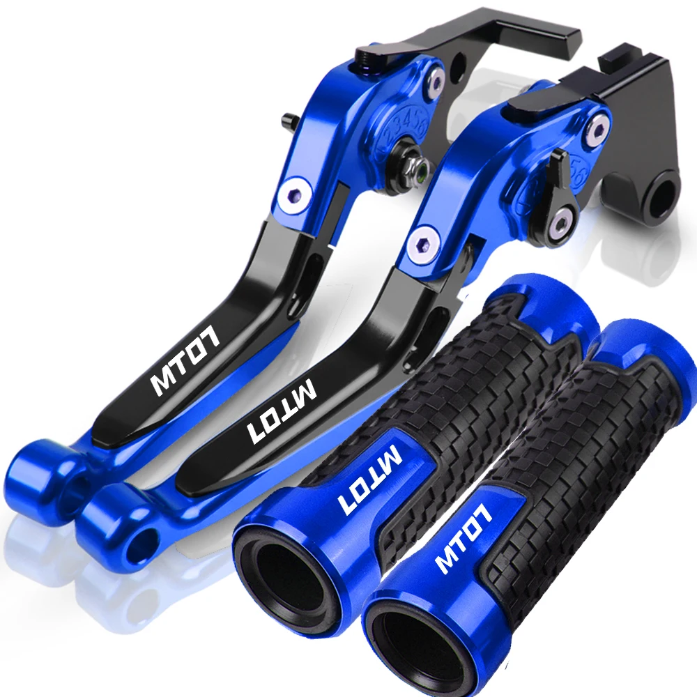 Motorcycle Accessories FOR YAMAHA MT07 MT 07 MT-07 2014 2015 2016 2017 2018 2019 2020 2021 Brake Clutch Levers Handlebar Grips