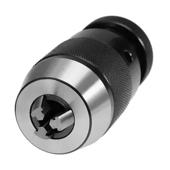 

New Keyless 1/32- 5/8 Heavy Duty Drill Chuck W/ R8 Shank Adapter Self Tighten