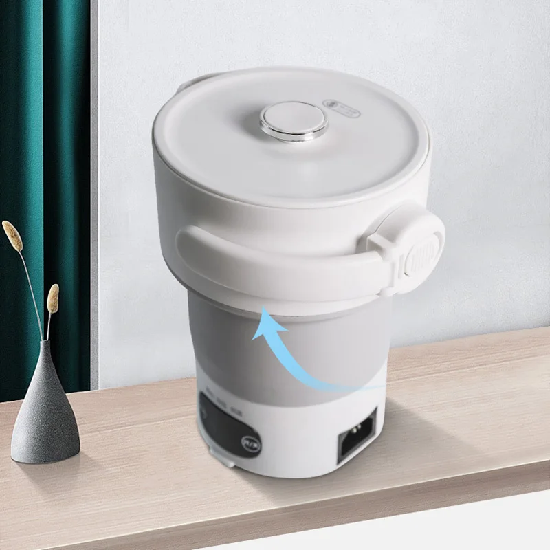 600 mlпутешествия складной чайник умный цифровой дисплей креативный термостат для хранения мини бытовой портативный открытый Электрический чайник ЕС