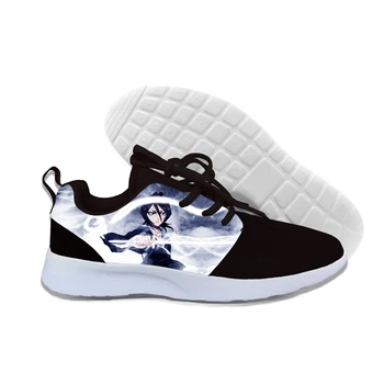 

2019 Summer Fashion Apace Galaxy Sneakers Anime Bleach Kuchiki Rukia 3D Printed Men/women Harajuku Hip Hop Lightweight Shoes