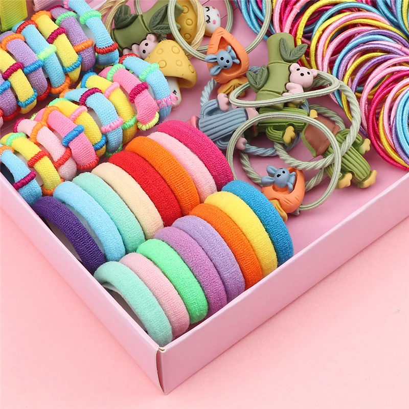 Hair Accessories Set Children Colorful Elastic Hair Bands For Baby