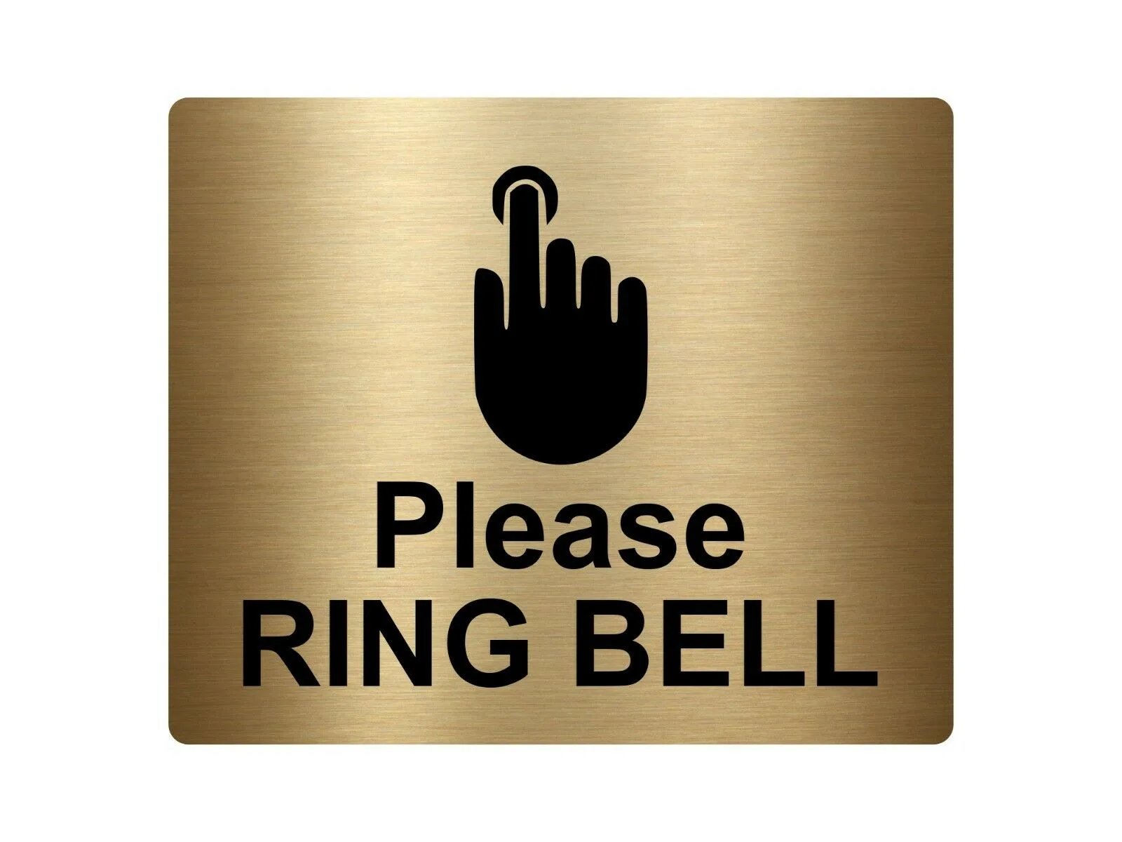 Notice Please Ring Bell for Service Thank You Signage – VictoryStore.com