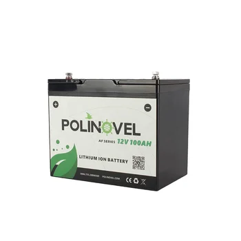

Polinovel Battery Deep Cycle Lithium Ion Rv Solar Bank 12 Volt House Trolling Motor Boat Marine 12v Lifepo4 100ah
