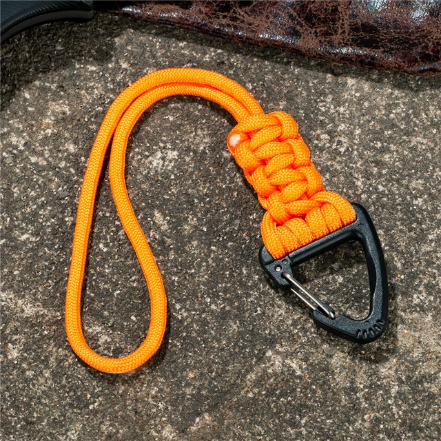 Survival Equipment 12mm Heavy Duty Paracord Panchute Corad Lanyard with  Carabiner Climbing Rope Accessory Multi - AliExpress