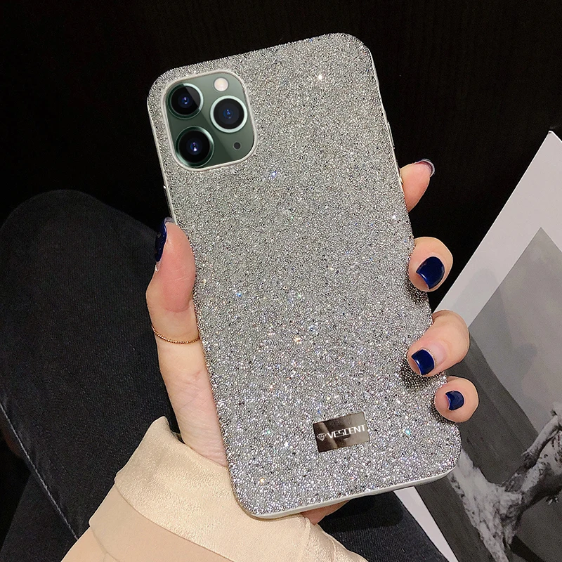 Luxury Bling Glitter Diamond Case For iPhone 13 11 Pro /12 /11 Pro Max 7 8 Plus  Cover For iPhone Xr Xs Max Fashion Case Fundas cute iphone se cases