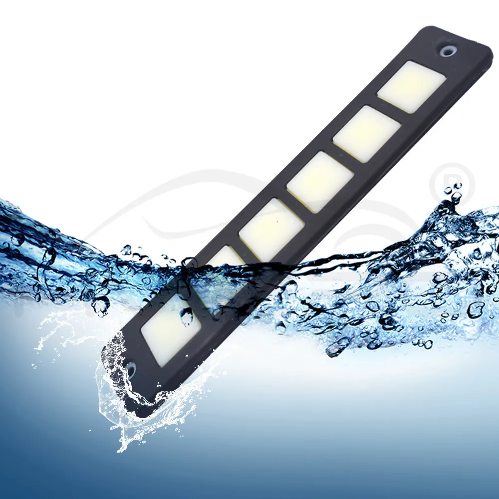 Hviero White COB DRL Silica LED DC 12V 19cm Daytime Running Light DRL Auto External Flexible Lights Waterproof Fog Lamp Car Styling