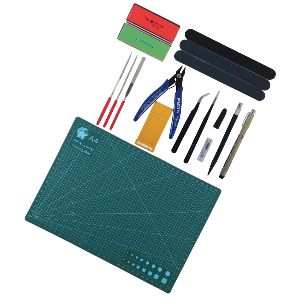 15Pcs RC Car Boat Hobby Model Making Basic Tool Kit for Gundam Modeler Gift