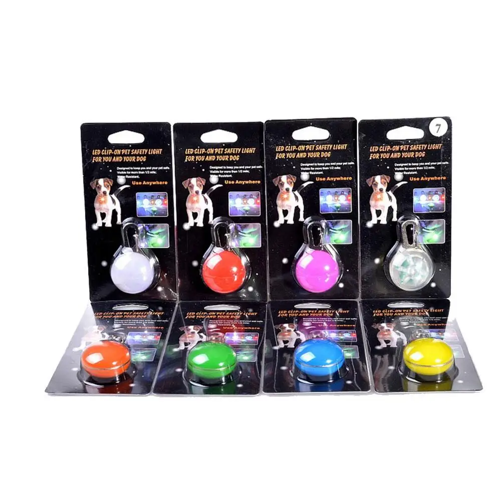 

Pet Collar Pendant LED Night Light Pendant Security Luminous Pendant Collar Pet Supplies Bright Decor Light Up Clip-on Collars