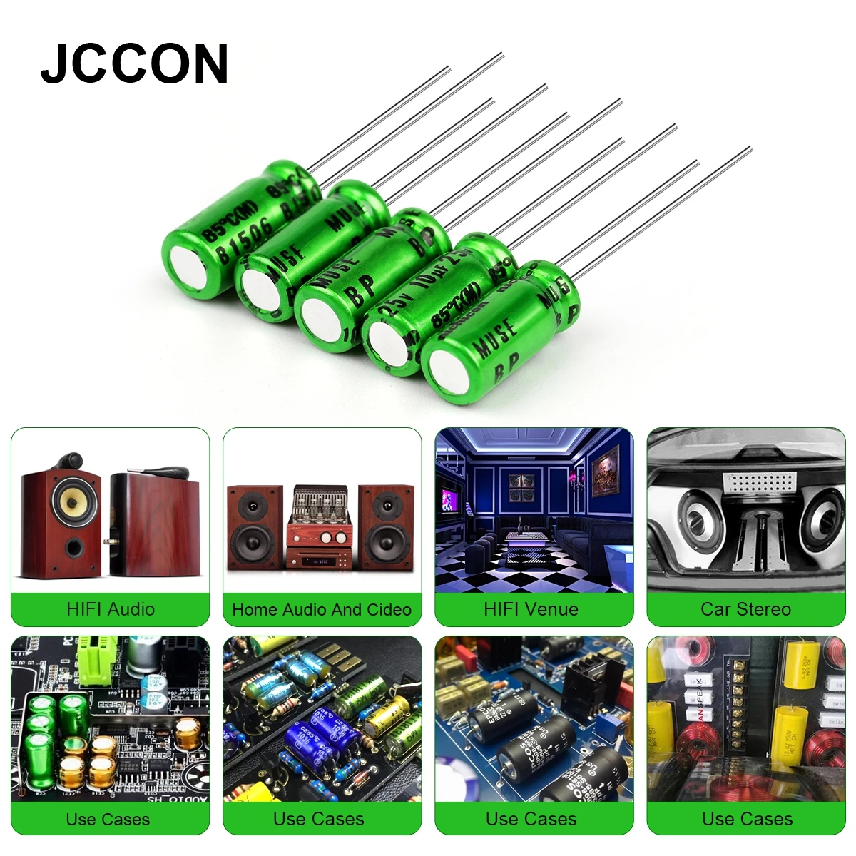 Speaker audio filter capacitor MUSE ES / BP coupling audio capacitor 25UF 50UF 10UF 47UF 100UF 10Pcs For Hifi Amplifier