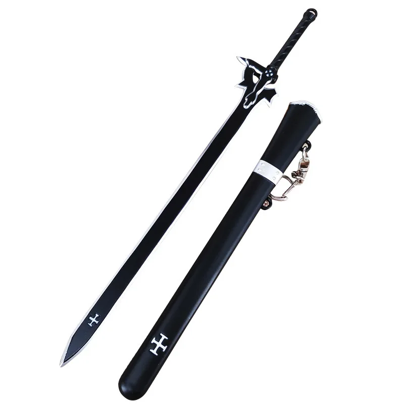 

Sword Art Online Weapons Related Kazuto Heijian Interpreter 25cm Zinc Alloy Die-Cast Model Sheath Weapon Decoration