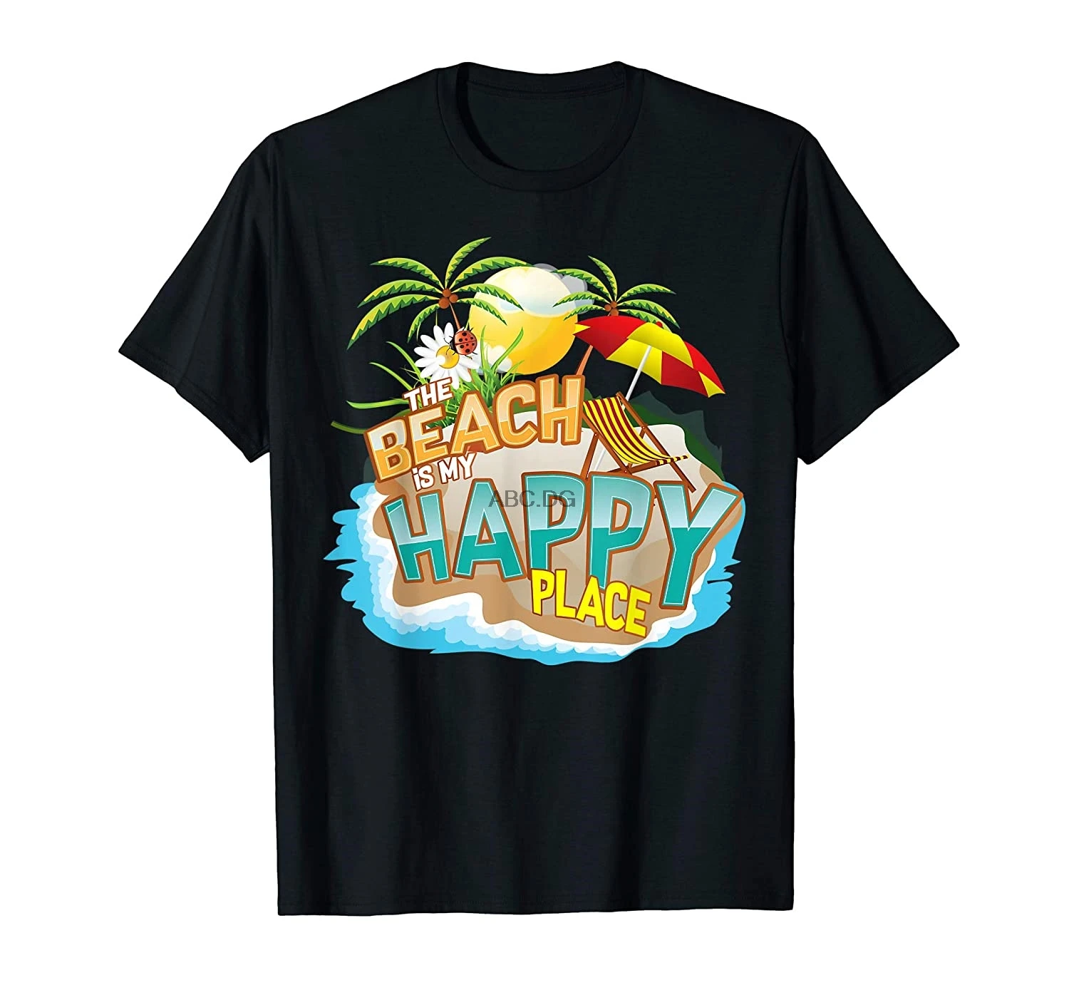 The Beach Is My Happy Place Shirt Cool Nature Lover Gift |