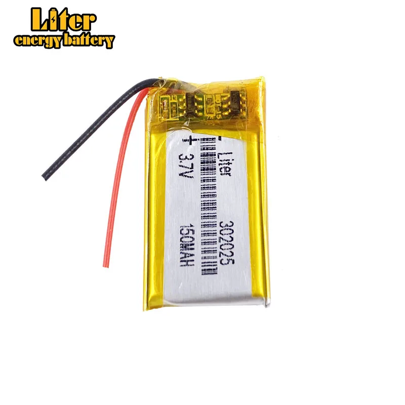302025 032025 3 7 В 150 мАч MP3 MP4 MP5 маленький Bluetooth клип рекордер аккумуляторная батарея Li-Po.