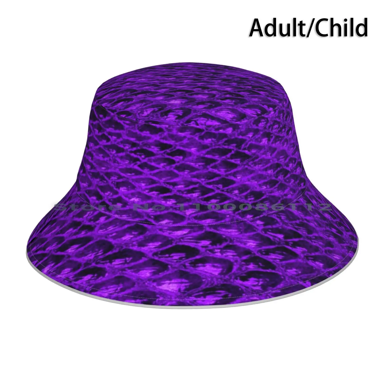 Royal Purple Dragon Scale Costume Cappello Da Pescatore Berretto Da Sole Dragon Scale Dragon Skin Dragon Hide Southside Serpents Lucertola Pesce