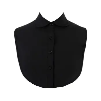 

29 Styles Womens Detachable Fake False Collar Solid Color Retro Plaid Check Chiffon Half Shirt Blouse Adjust Clothes Accessories