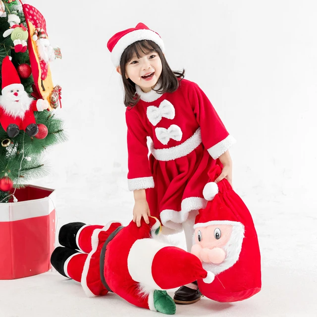 Niños ropa navideña para niñas para la de disfraces de Navidad novedad ropa traje Cosplay conjuntos de Navidad _ - AliExpress